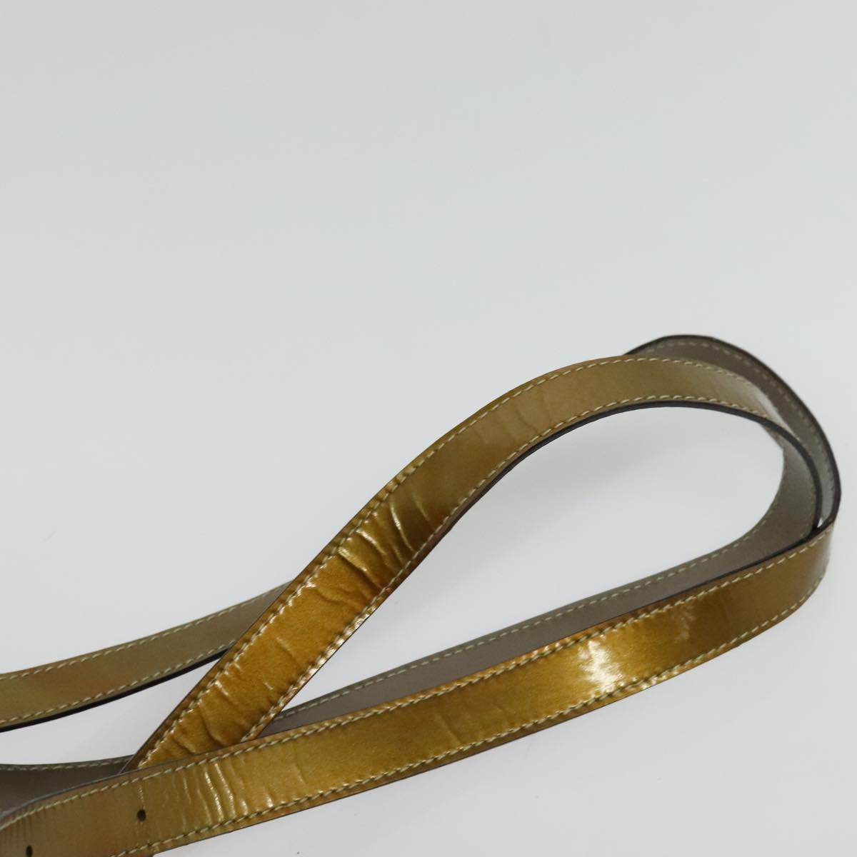 GUCCI Bamboo Backpack Enamel Gold 003 1705 0030 Auth BA4926