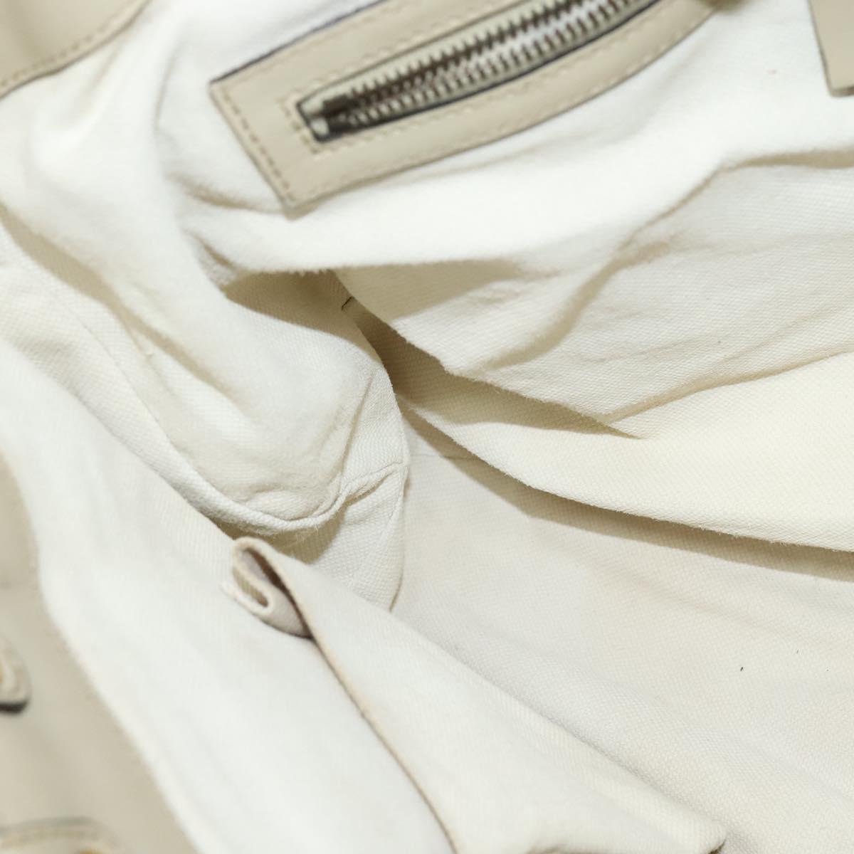 GUCCI GG Canvas Tote Bag Beige Gold 269953 Auth BA4969