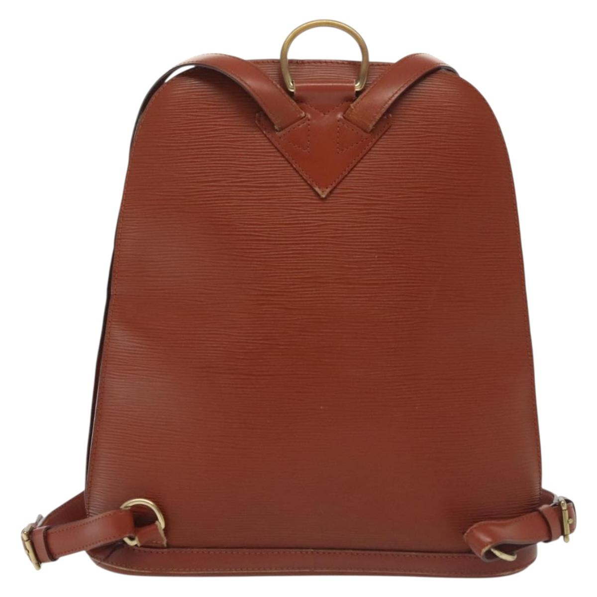 LOUIS VUITTON Epi Coblanc Shoulder Bag Brown M52293 LV Auth BA4973