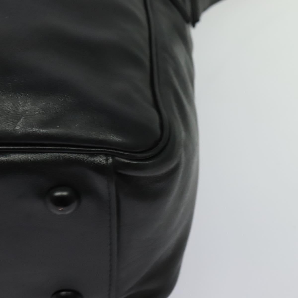 LOUIS VUITTON Monogram Difference Clarkson Bag Leather Black M92402 Auth BA4980