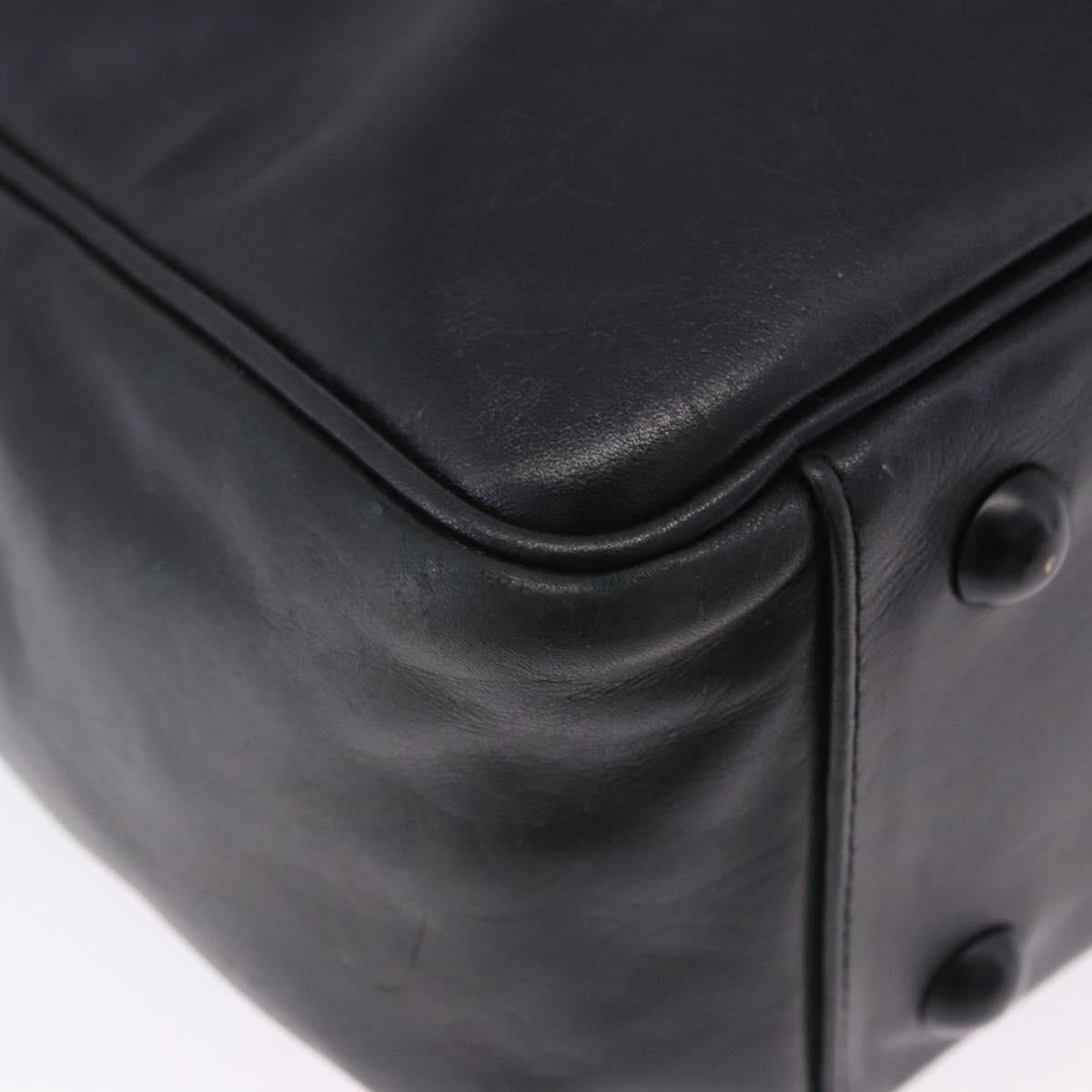 LOUIS VUITTON Monogram Difference Clarkson Bag Leather Black M92402 Auth BA4980
