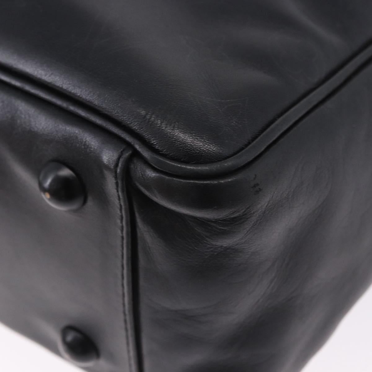 LOUIS VUITTON Monogram Difference Clarkson Bag Leather Black M92402 Auth BA4980