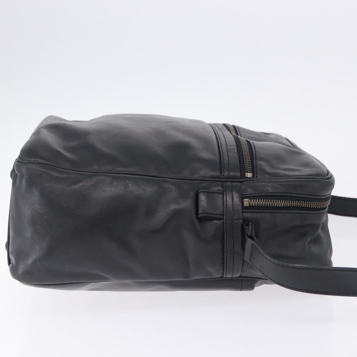 LOUIS VUITTON Monogram Difference Clarkson Bag Leather Black M92402 Auth BA4980