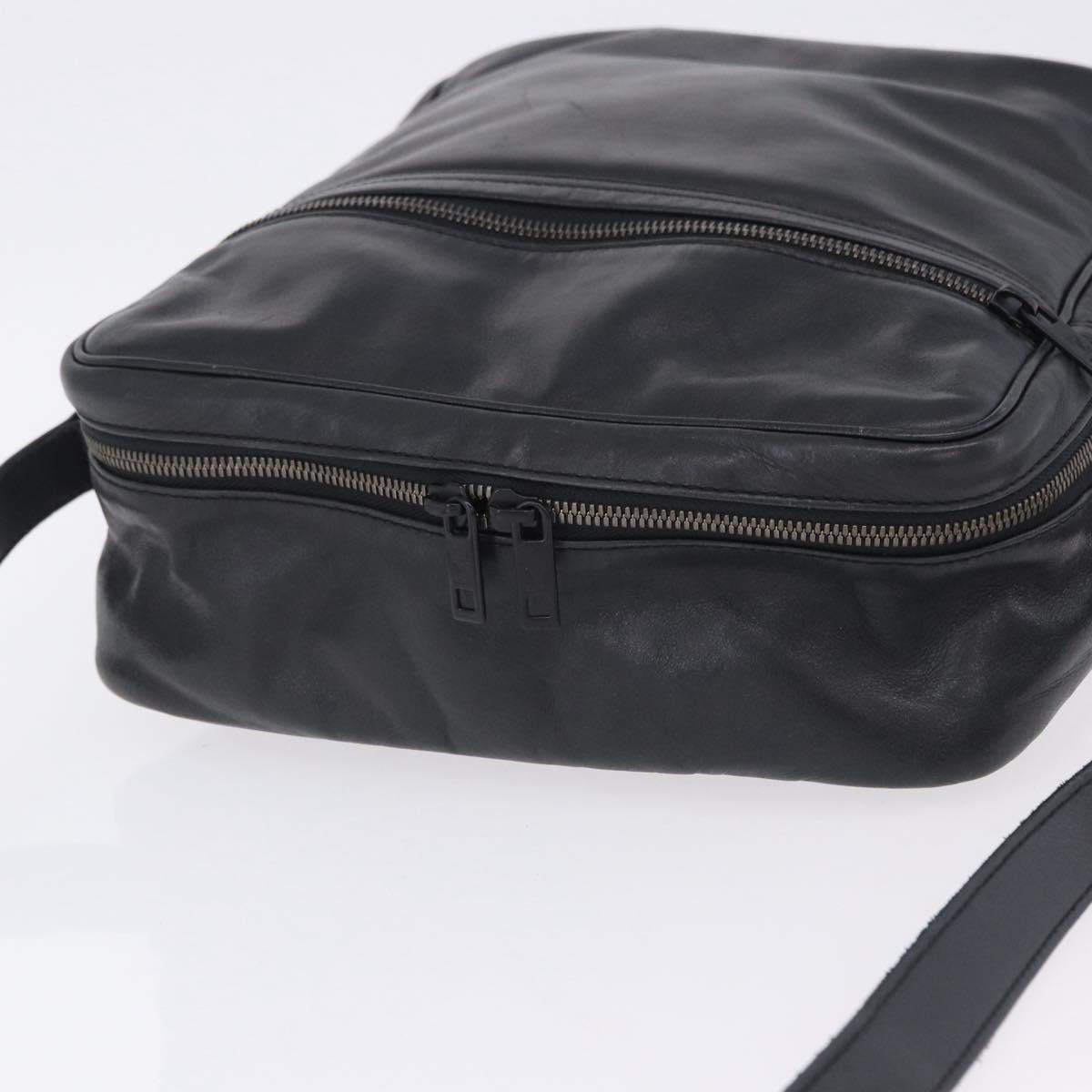 LOUIS VUITTON Monogram Difference Clarkson Bag Leather Black M92402 Auth BA4980