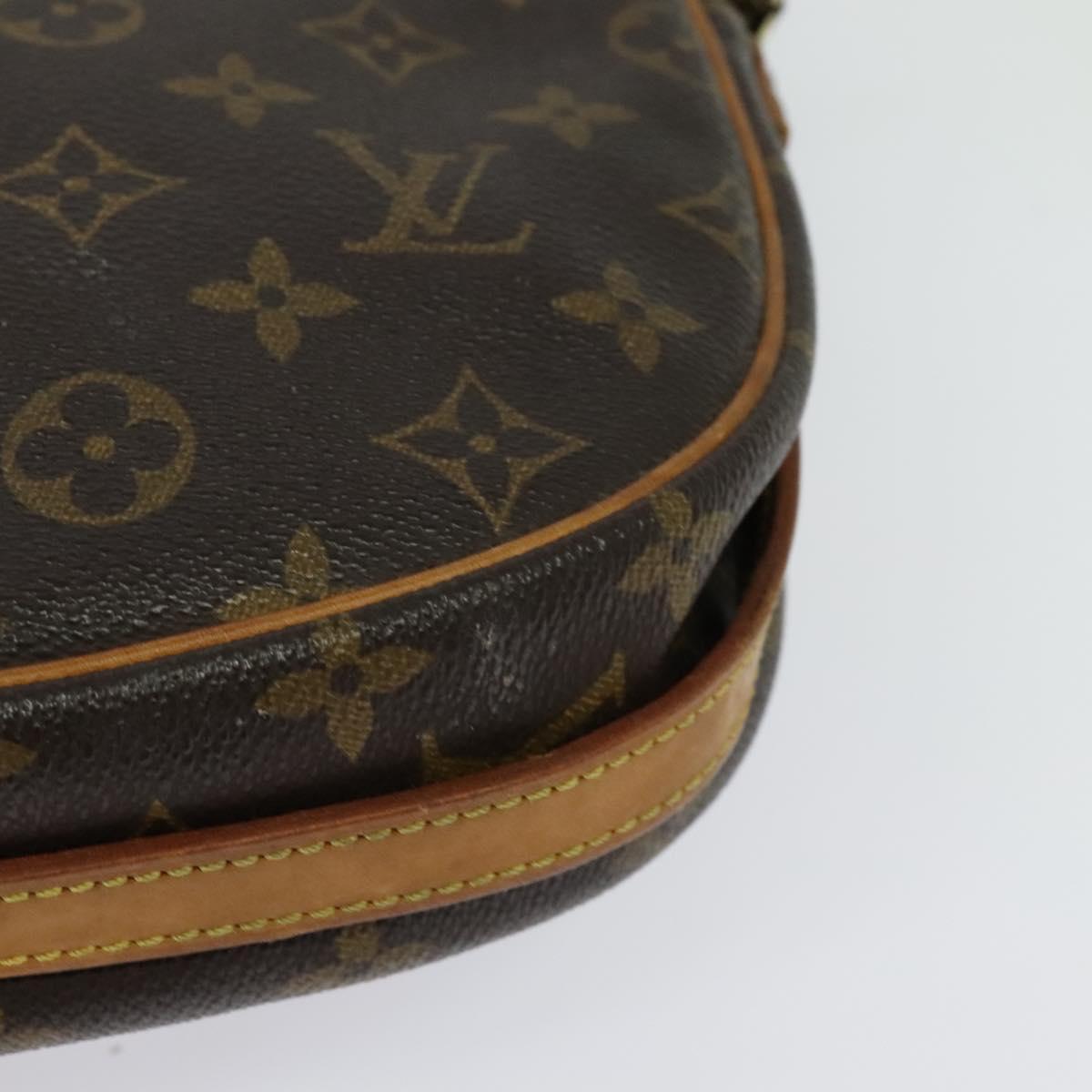 LOUIS VUITTON Monogram Jeune Fille MM Shoulder Bag M51226 LV Auth BA4983