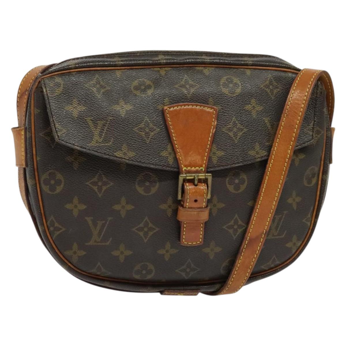 LOUIS VUITTON Monogram Jeune Fille GM Shoulder Bag M51225 LV Auth BA4984