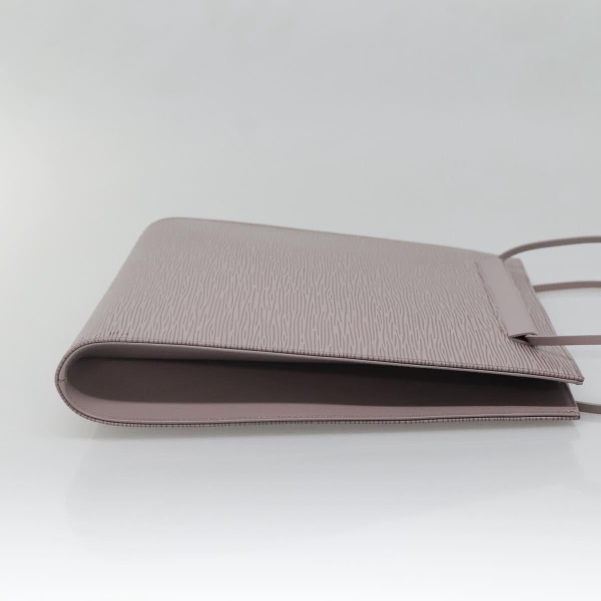 LOUIS VUITTON Epi Saint Tropez Shoulder Bag Gray Lilac M5246B LV Auth BA5001