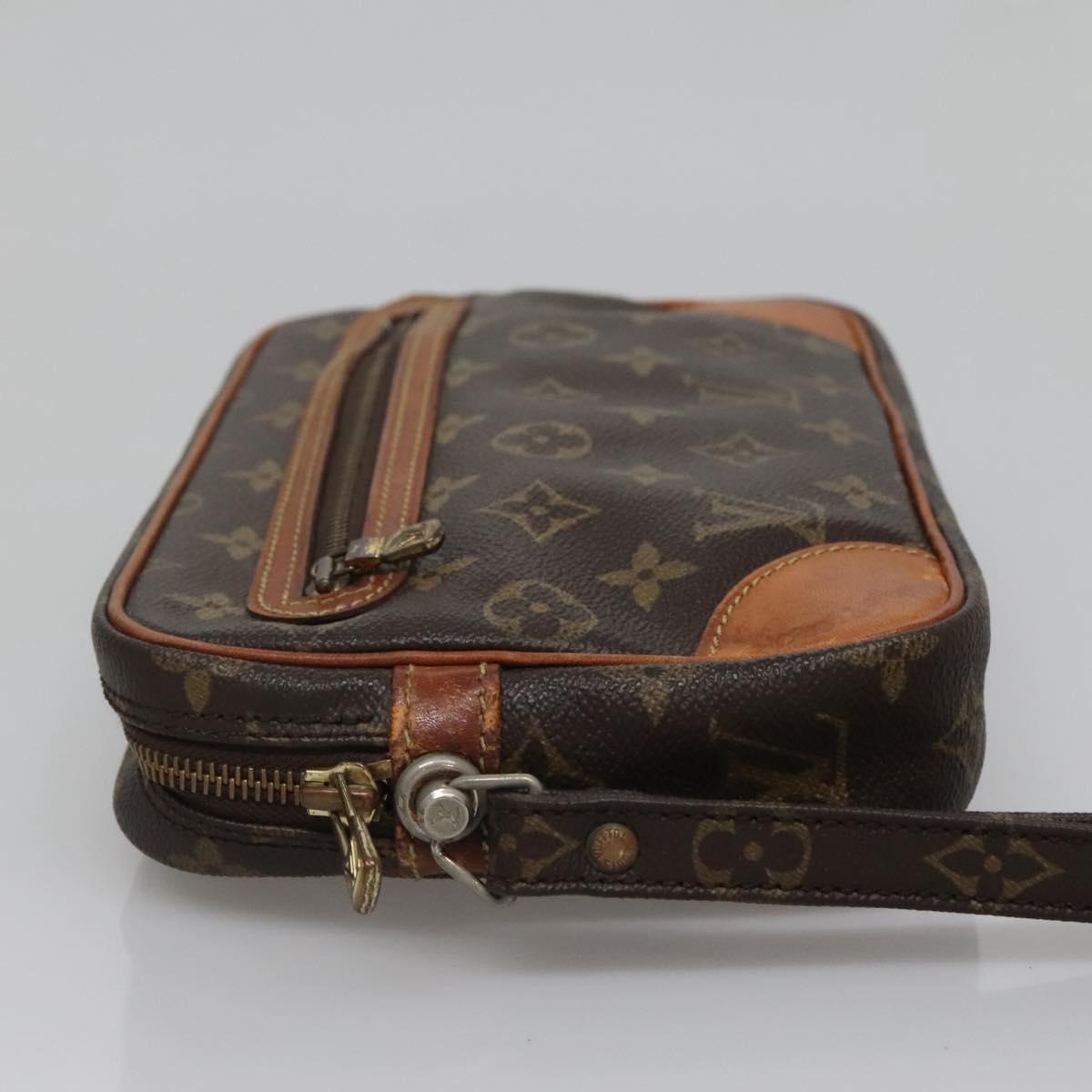 LOUIS VUITTON Monogram Marly Dragonne GM Clutch Bag M51825 LV Auth BA5002
