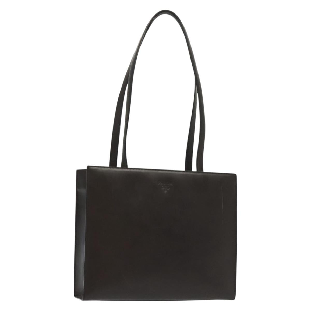 PRADA Tote Bag Leather Brown Auth BA5025