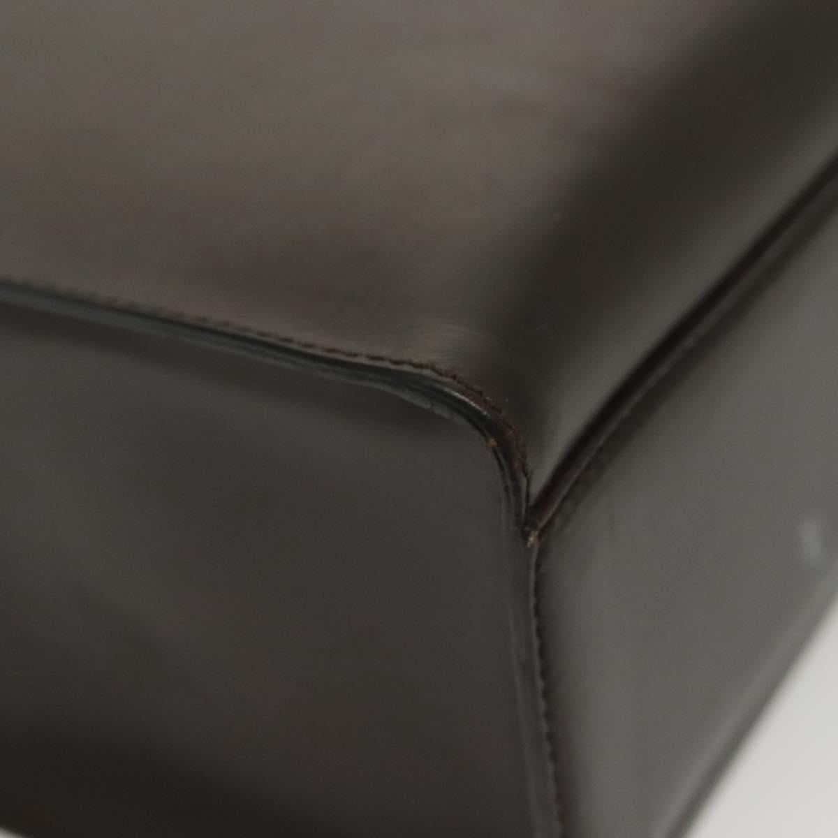 PRADA Tote Bag Leather Brown Auth BA5025