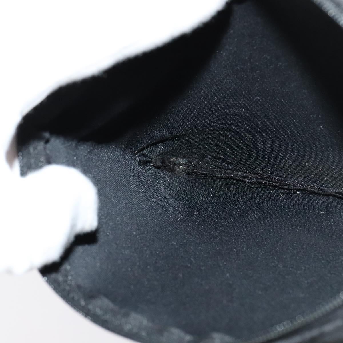 BVLGARI Logo Mania Tote Bag Canvas Black Silver Auth BA5057