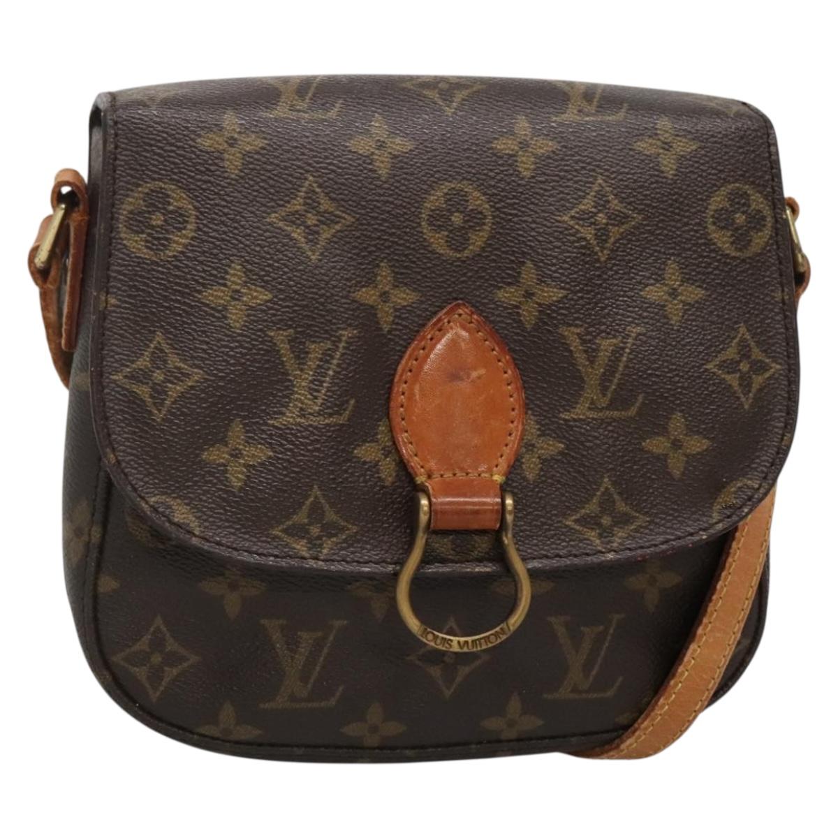 LOUIS VUITTON Monogram Saint Cloud MM Shoulder Bag M51243 LV Auth BA5062