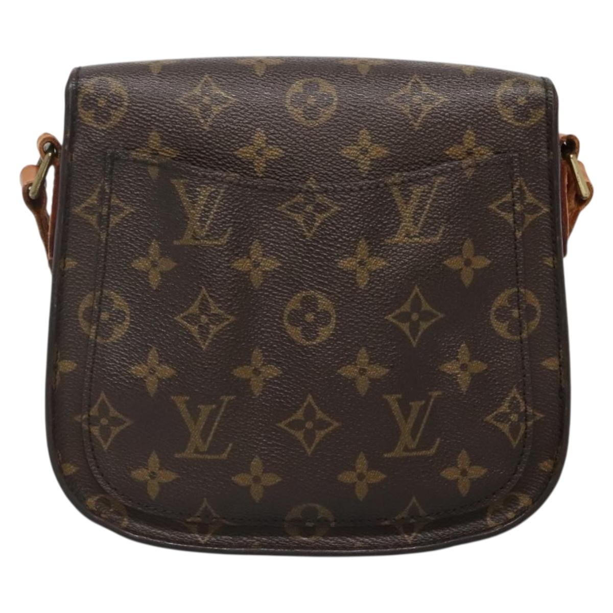 LOUIS VUITTON Monogram Saint Cloud MM Shoulder Bag M51243 LV Auth BA5062
