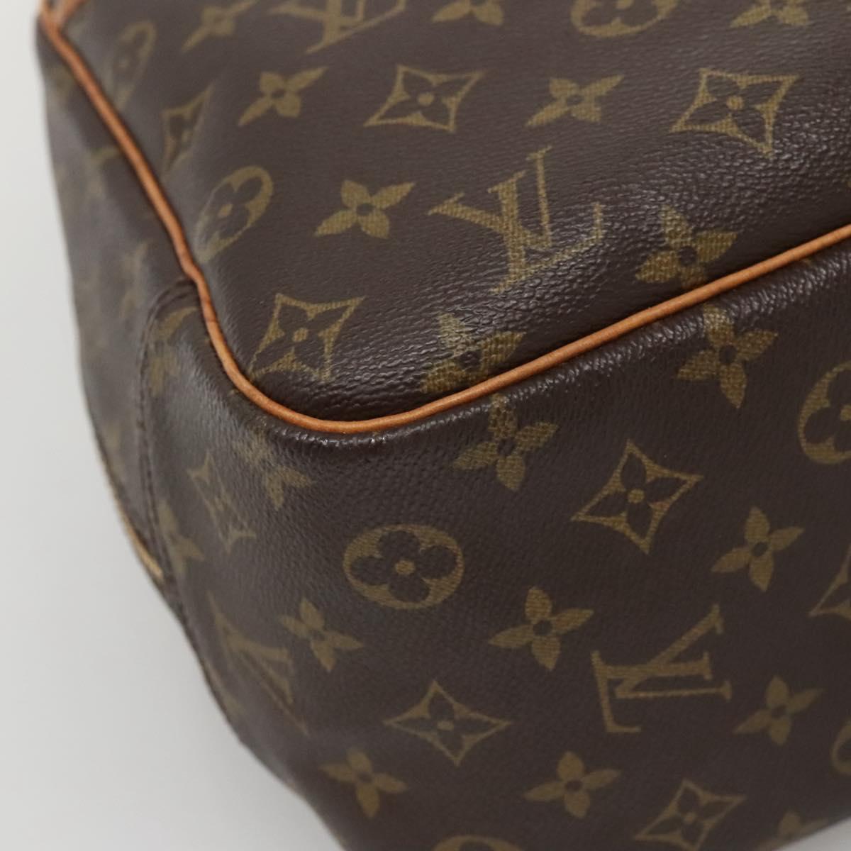 LOUIS VUITTON Monogram Deauville Hand Bag M47270 LV Auth BA5071