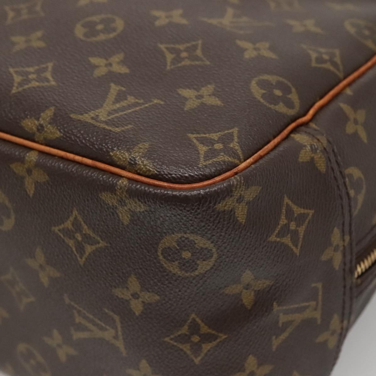 LOUIS VUITTON Monogram Deauville Hand Bag M47270 LV Auth BA5071