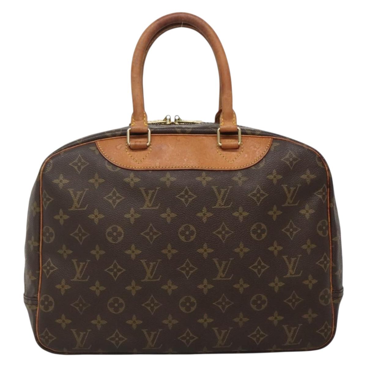 LOUIS VUITTON Monogram Deauville Hand Bag M47270 LV Auth BA5071