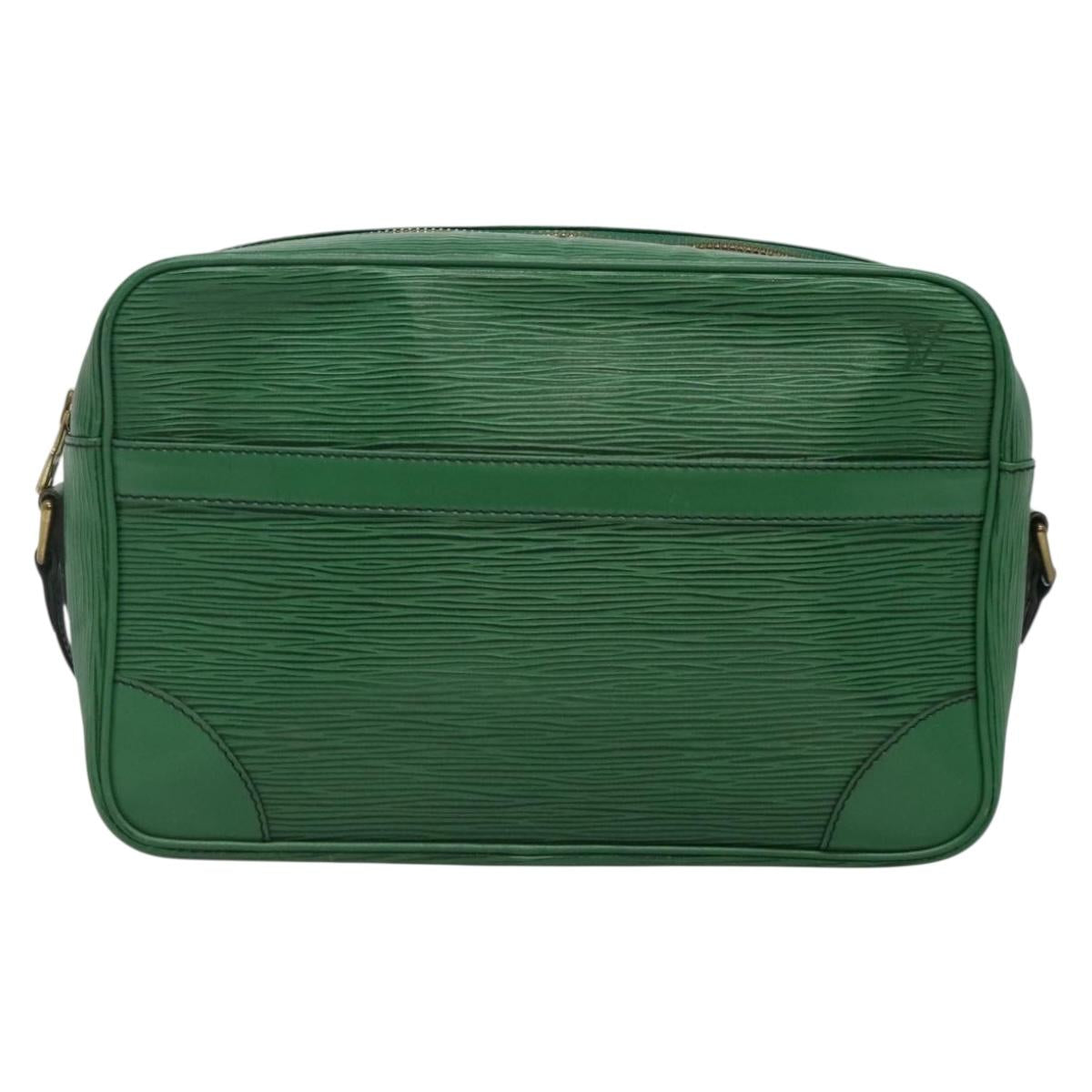 LOUIS VUITTON Epi Trocadero 27 Shoulder Bag Green M52314 LV Auth BA5079