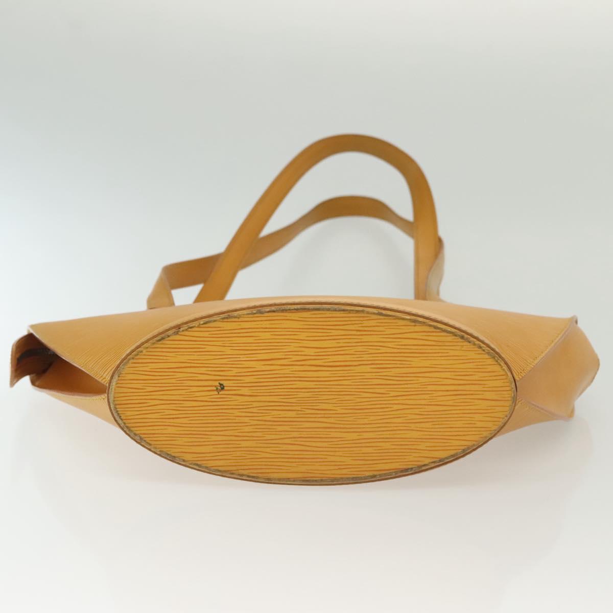 LOUIS VUITTON Epi Saint Jacques Poignees Long Bag Yellow M52339 LV Auth BA5080