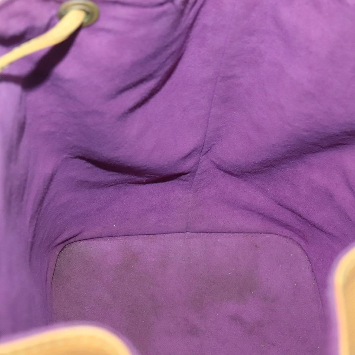 LOUIS VUITTON Epi Petit Noe Shoulder Bag Yellow M44109 LV Auth BA5081