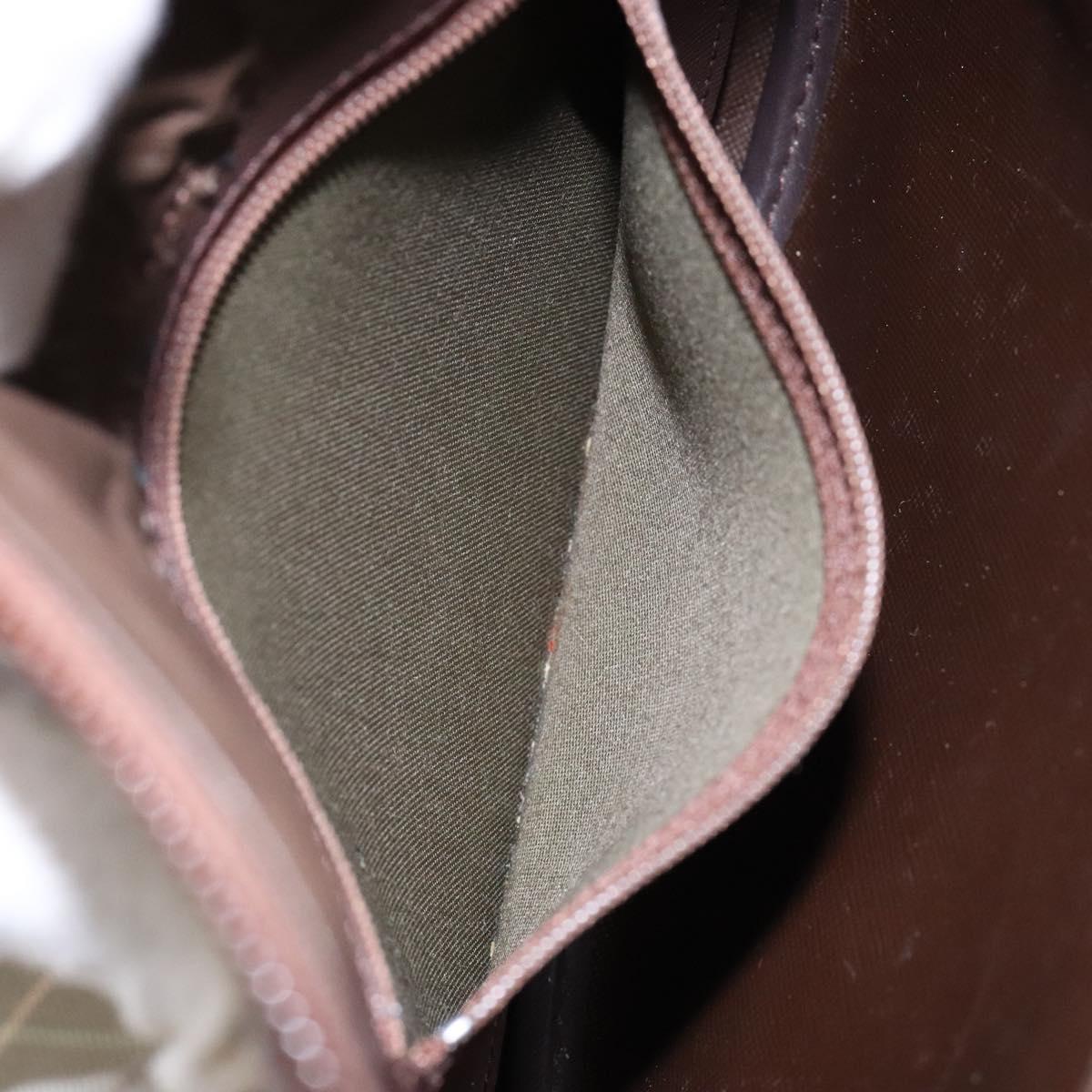 Burberrys Nova Check Shoulder Bag Canvas Beige Auth BA5115