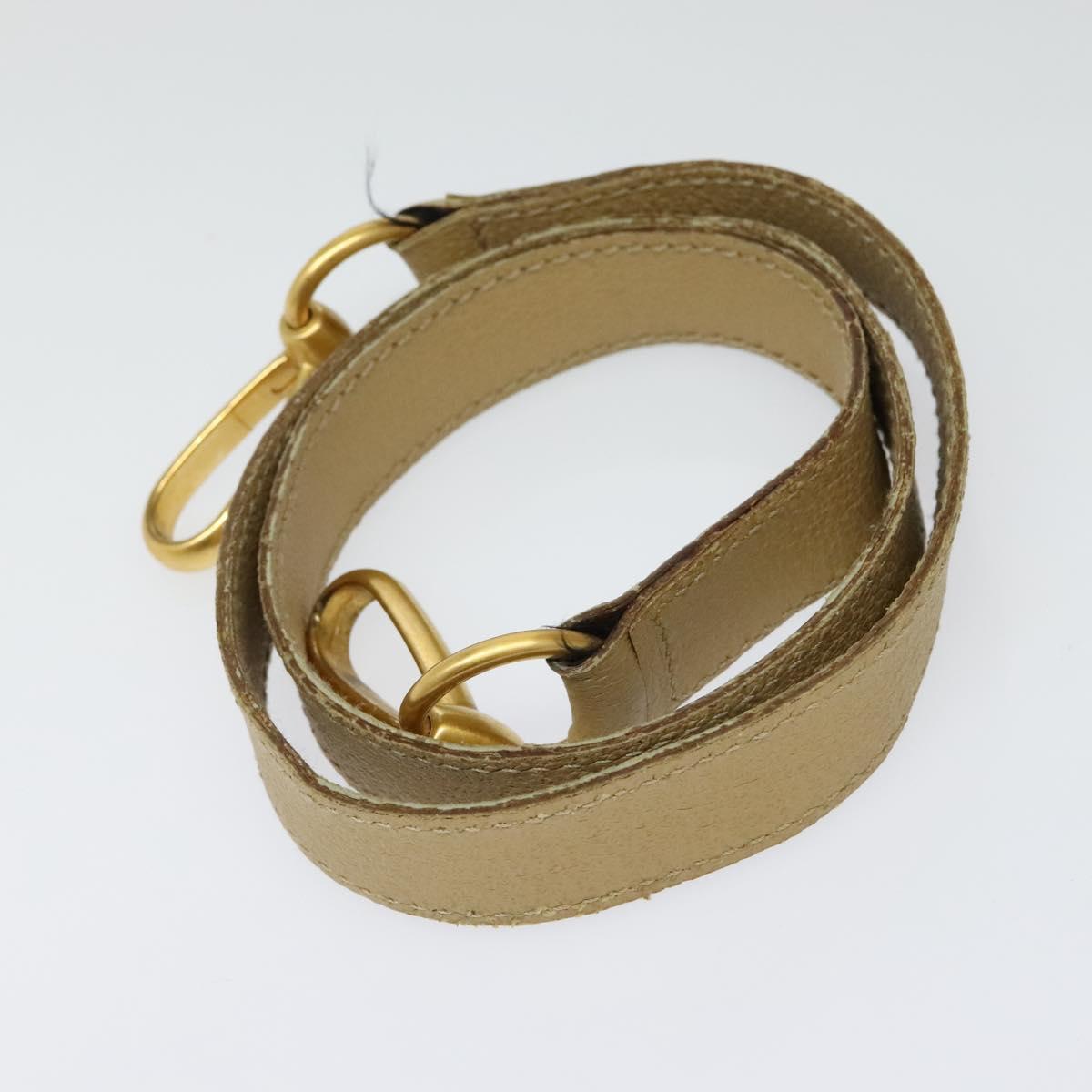 GUCCI Bamboo Hand Bag Suede Leather 2way Beige Gold 002 123 0322 Auth BA512