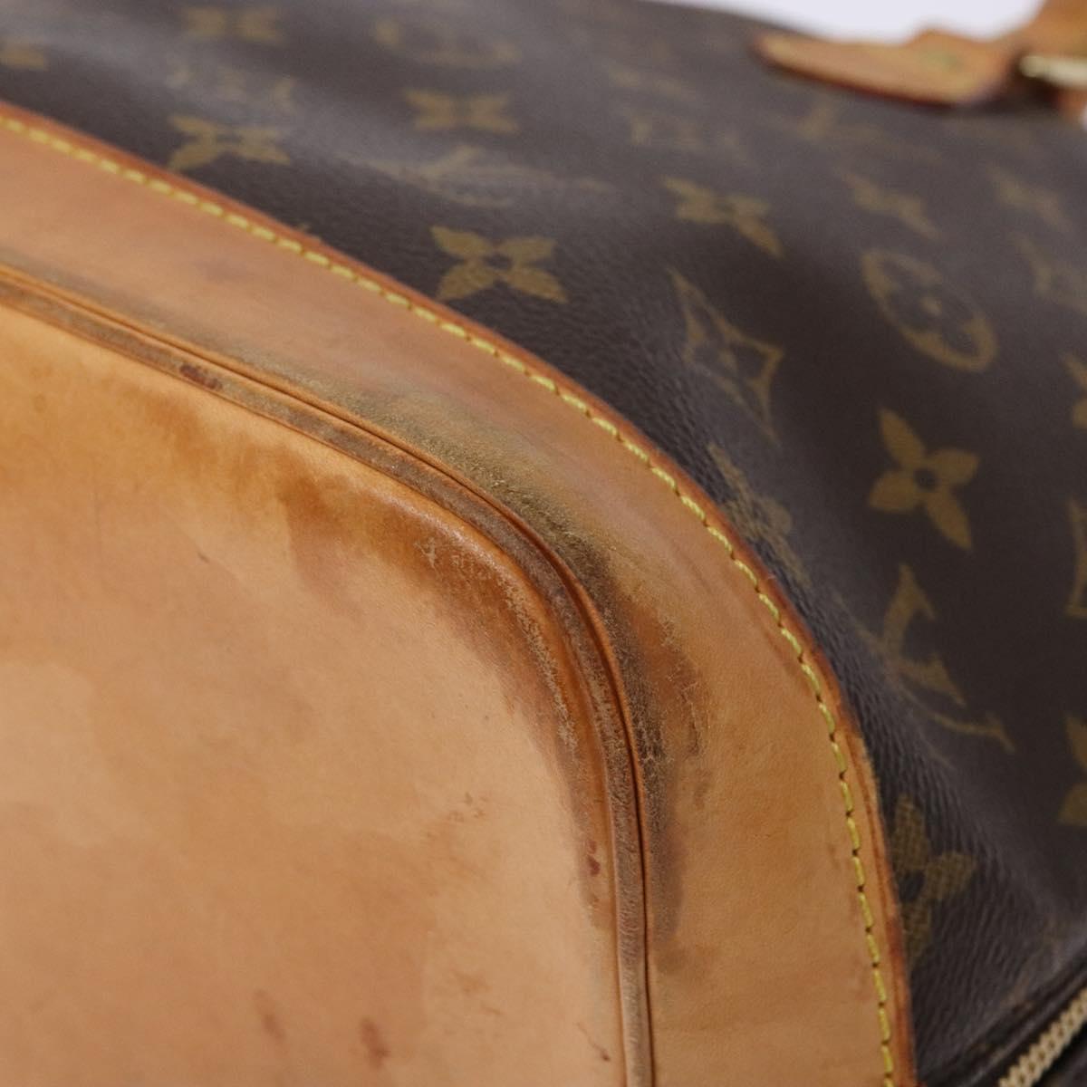 LOUIS VUITTON Monogram Alma Hand Bag M51130 LV Auth BA5138