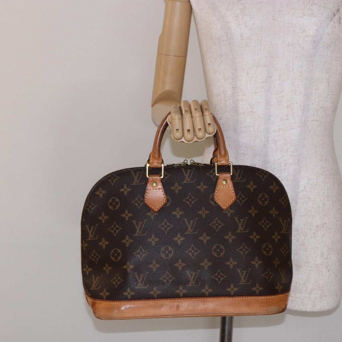 LOUIS VUITTON Monogram Alma Hand Bag M51130 LV Auth BA5138