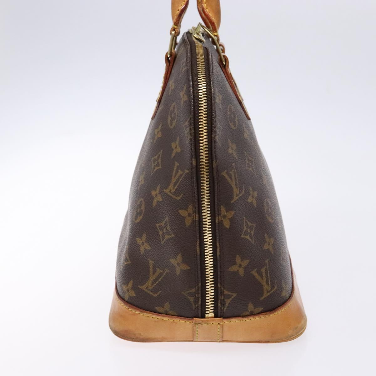 LOUIS VUITTON Monogram Alma Hand Bag M51130 LV Auth BA5138
