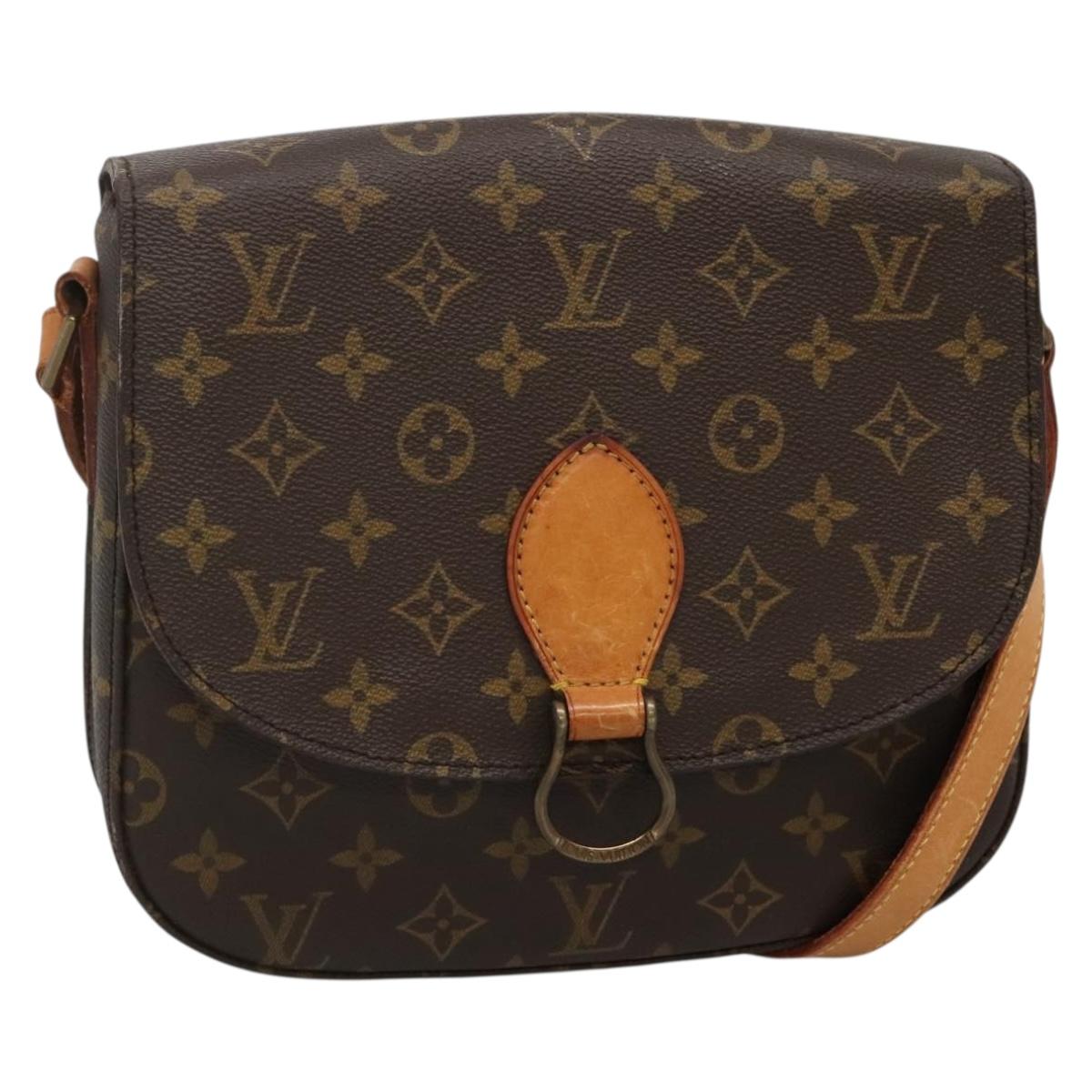 LOUIS VUITTON Monogram Saint Cloud GM Shoulder Bag M51242 LV Auth BA5139