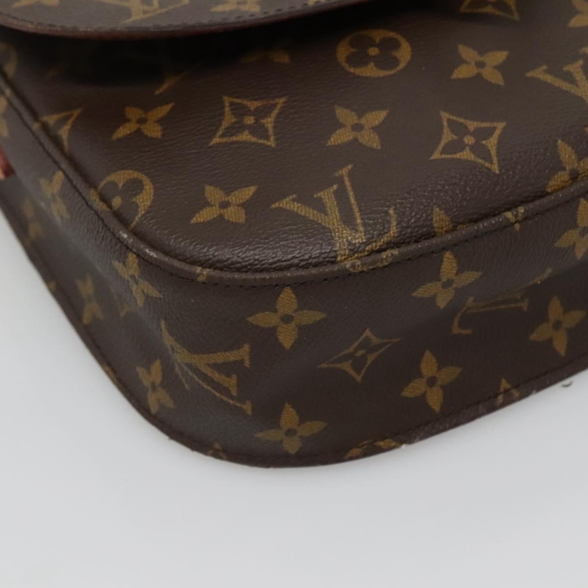 LOUIS VUITTON Monogram Saint Cloud GM Shoulder Bag M51242 LV Auth BA5139