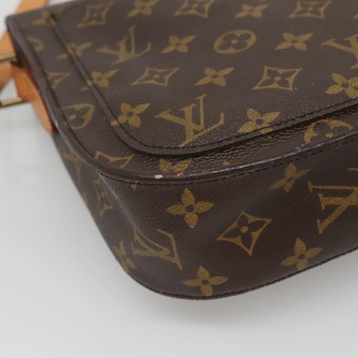 LOUIS VUITTON Monogram Saint Cloud GM Shoulder Bag M51242 LV Auth BA5139