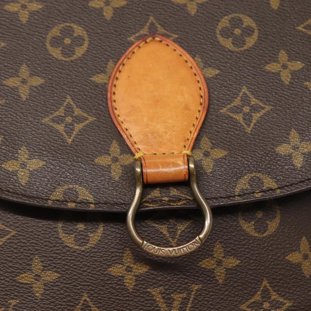 LOUIS VUITTON Monogram Saint Cloud GM Shoulder Bag M51242 LV Auth BA5139