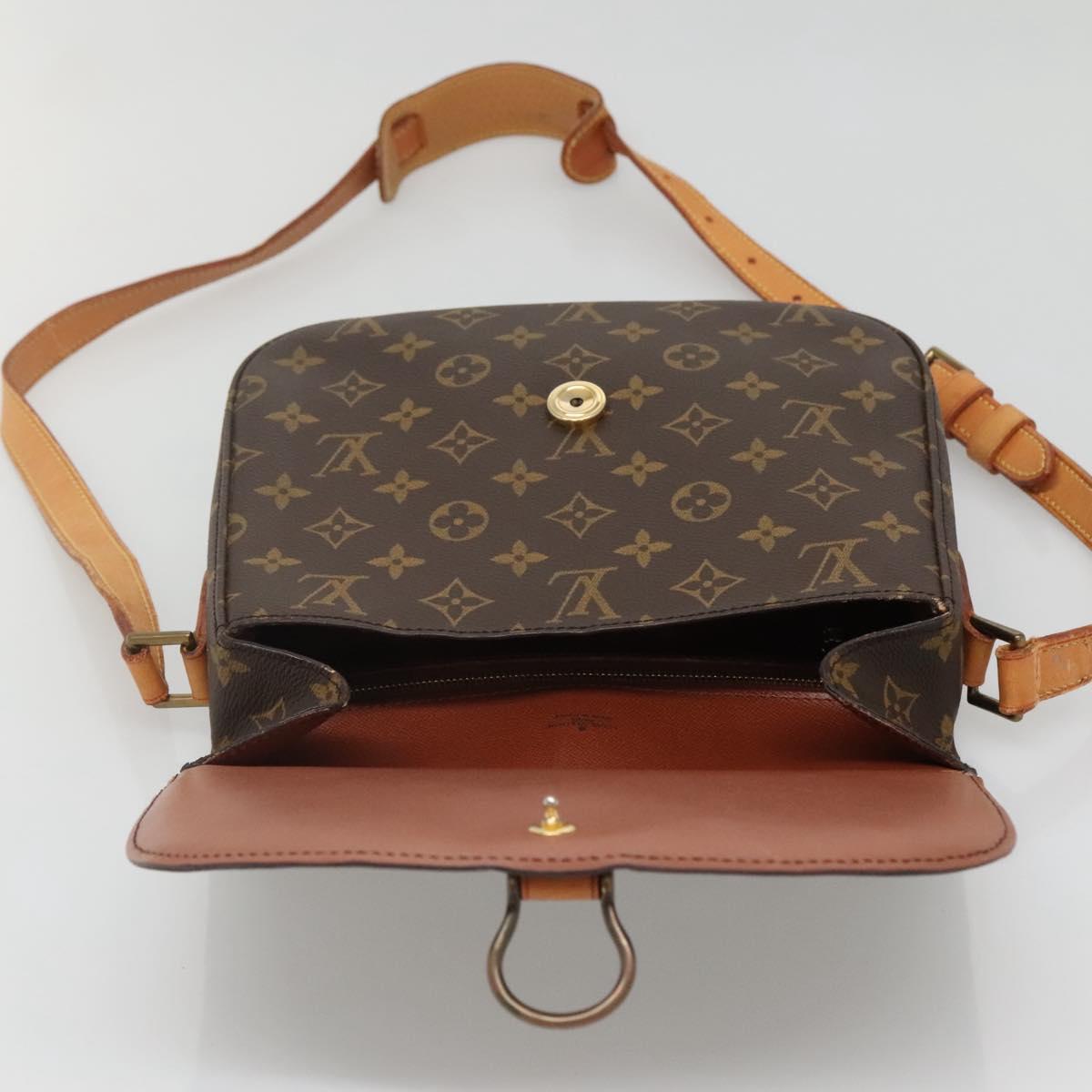 LOUIS VUITTON Monogram Saint Cloud GM Shoulder Bag M51242 LV Auth BA5139