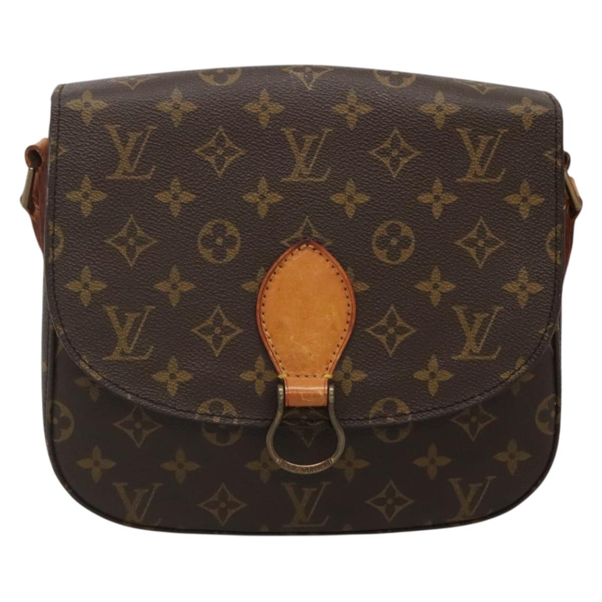 LOUIS VUITTON Monogram Saint Cloud GM Shoulder Bag M51242 LV Auth BA5139