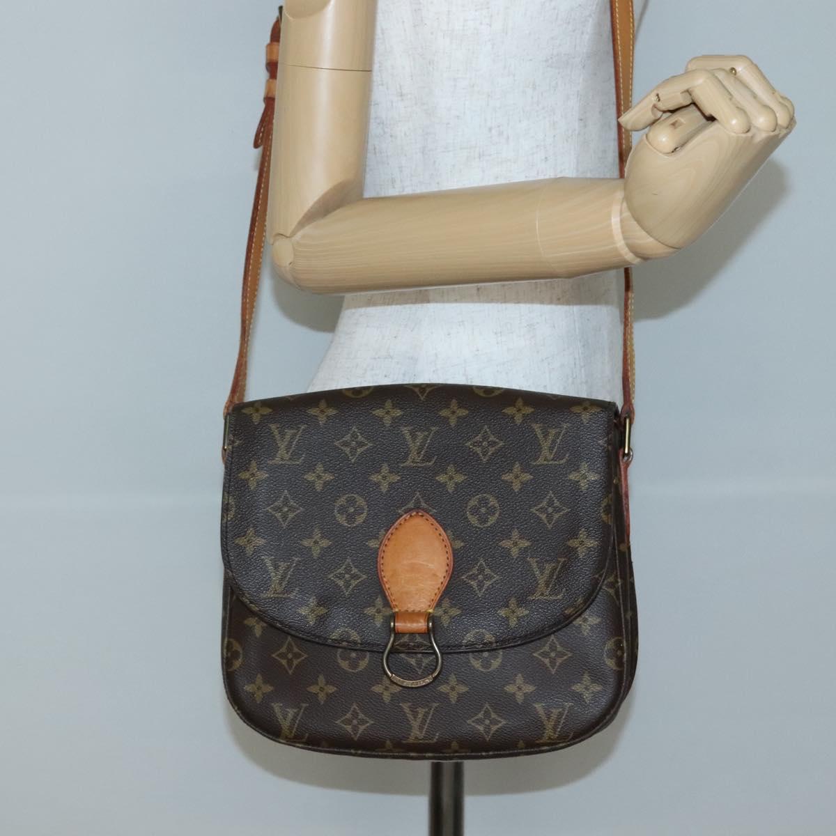 LOUIS VUITTON Monogram Saint Cloud GM Shoulder Bag M51242 LV Auth BA5139