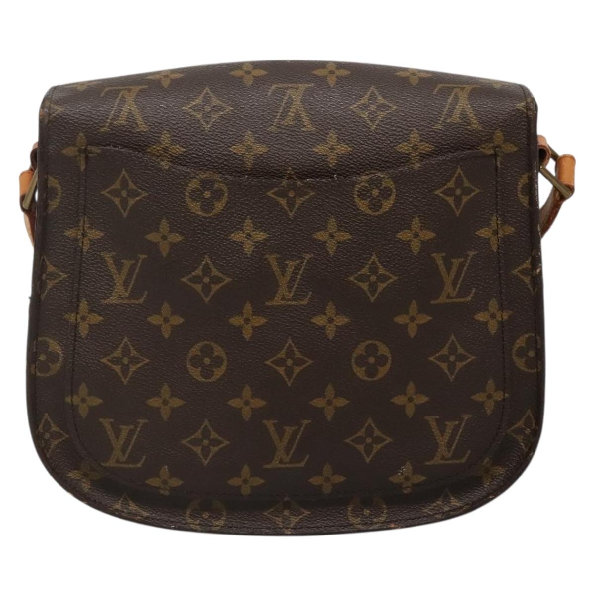 LOUIS VUITTON Monogram Saint Cloud GM Shoulder Bag M51242 LV Auth BA5139