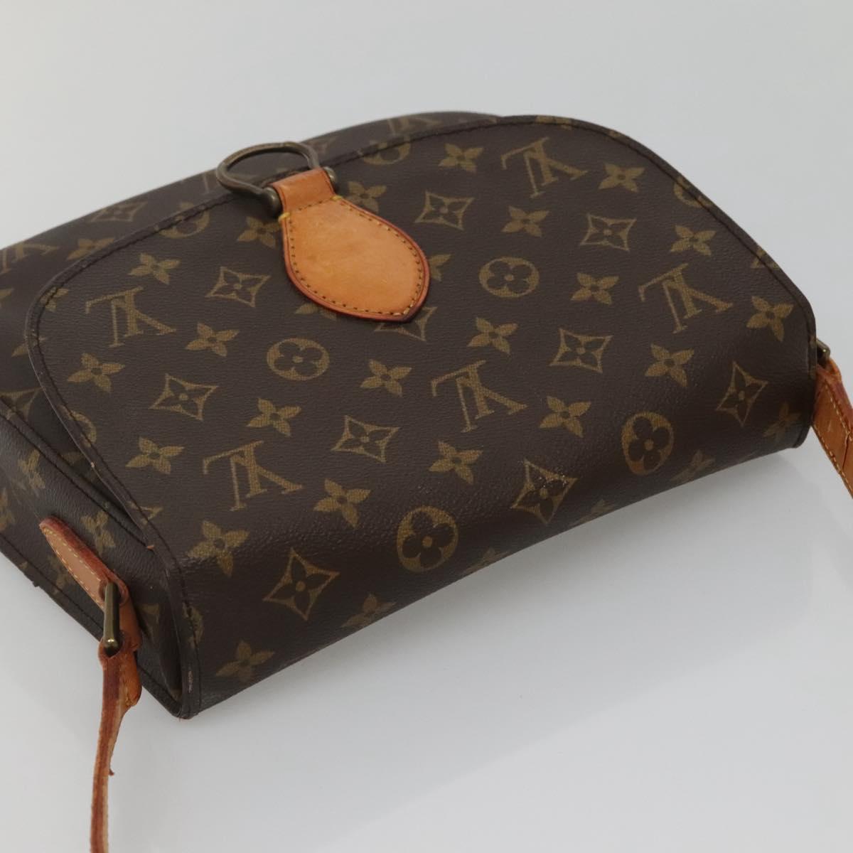 LOUIS VUITTON Monogram Saint Cloud GM Shoulder Bag M51242 LV Auth BA5139