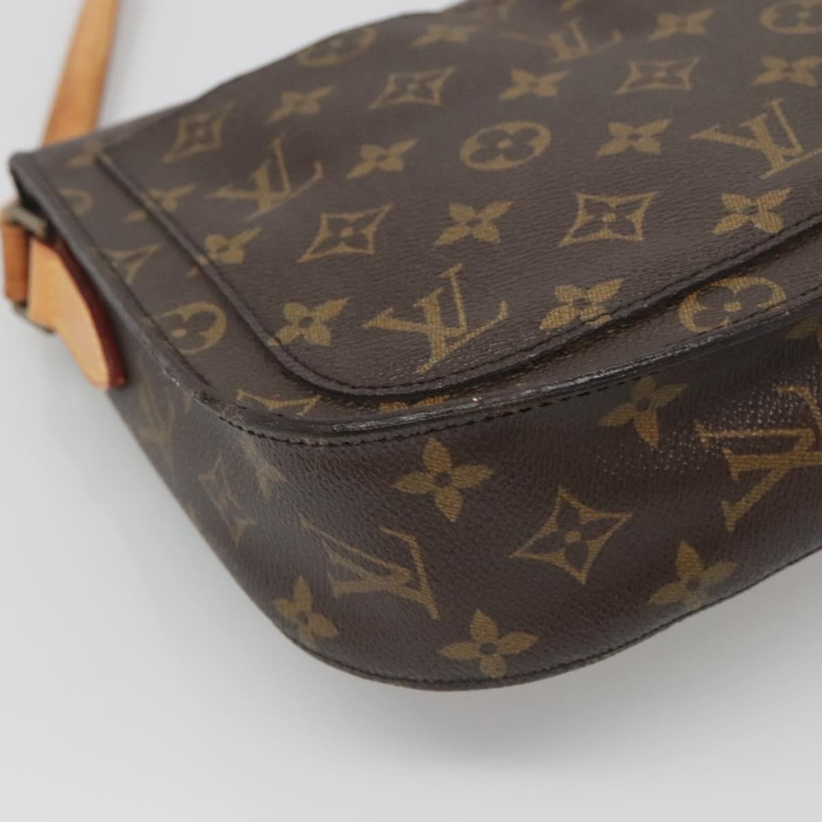 LOUIS VUITTON Monogram Saint Cloud GM Shoulder Bag M51242 LV Auth BA5140
