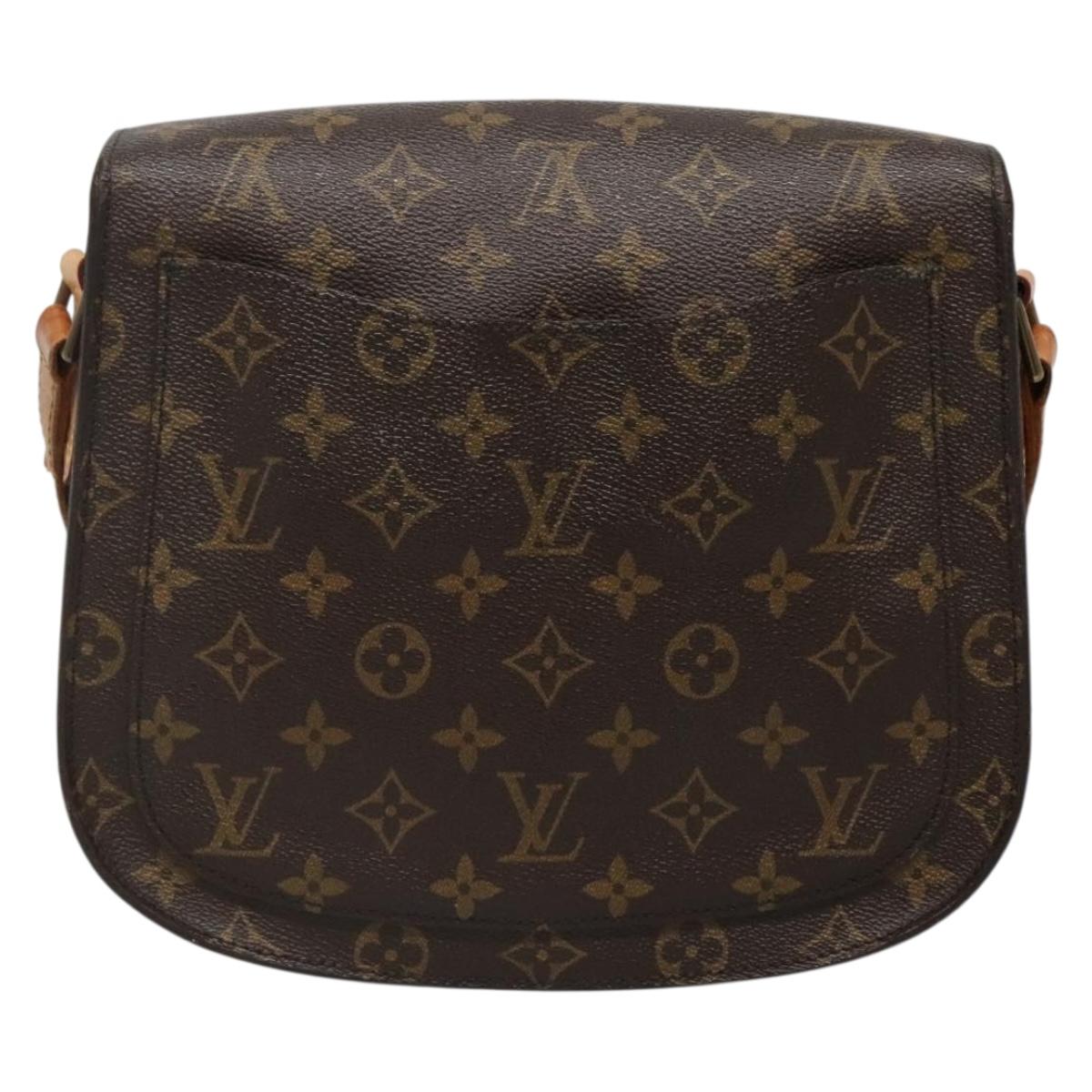 LOUIS VUITTON Monogram Saint Cloud GM Shoulder Bag M51242 LV Auth BA5140