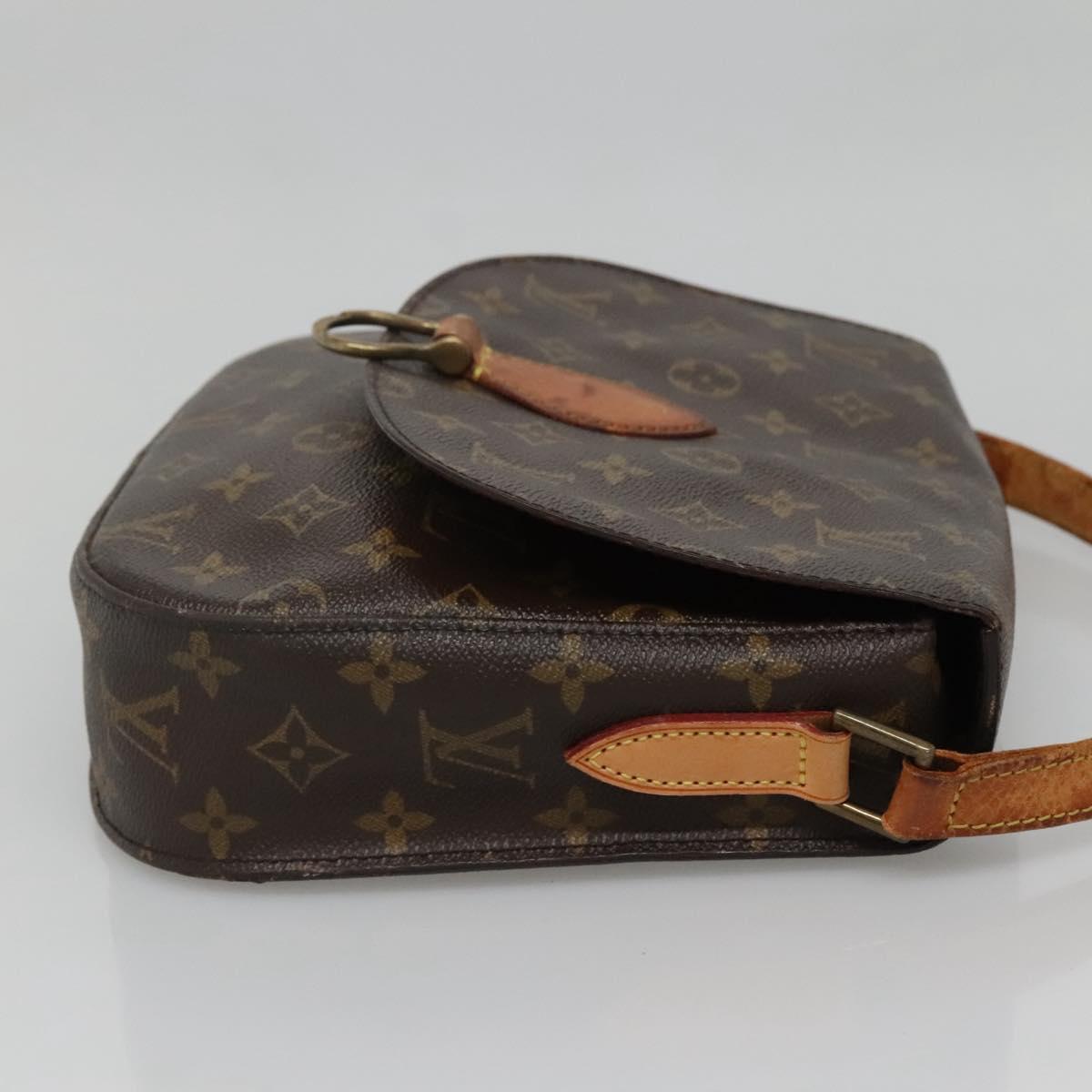 LOUIS VUITTON Monogram Saint Cloud GM Shoulder Bag M51242 LV Auth BA5140
