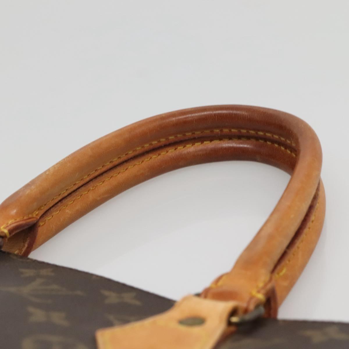 LOUIS VUITTON Monogram Sac Plat Hand Bag M51140 LV Auth BA5143