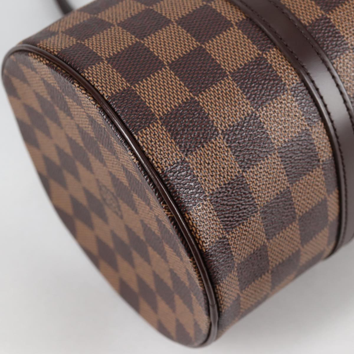 LOUIS VUITTON Damier Ebene Papillon 30 Hand Bag N51303 LV Auth BA5150V