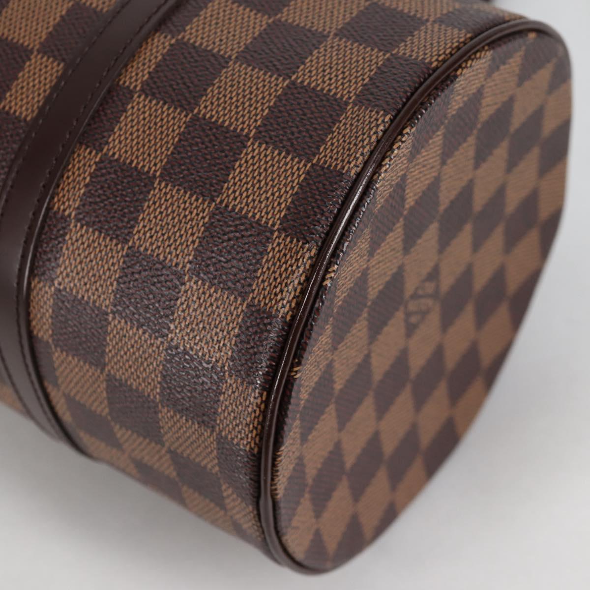 LOUIS VUITTON Damier Ebene Papillon 30 Hand Bag N51303 LV Auth BA5150V