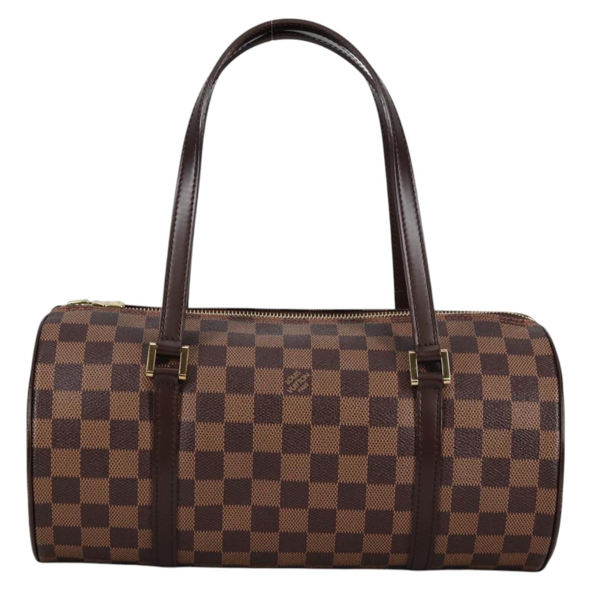 LOUIS VUITTON Damier Ebene Papillon 30 Hand Bag N51303 LV Auth BA5150V