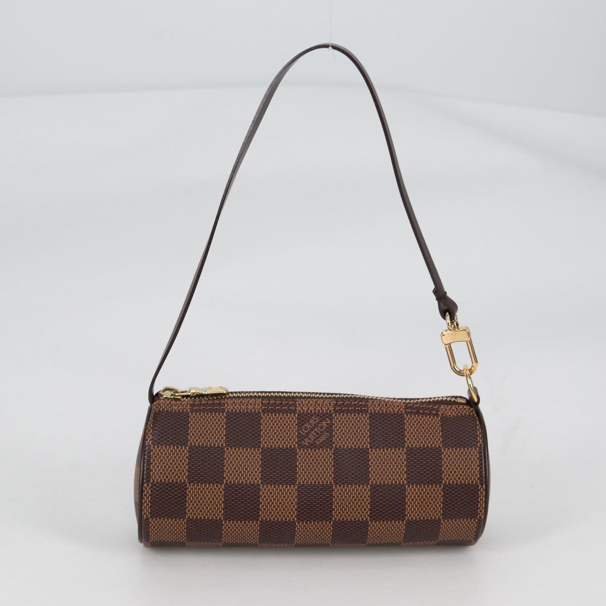 LOUIS VUITTON Damier Ebene Papillon 30 Hand Bag N51303 LV Auth BA5150V