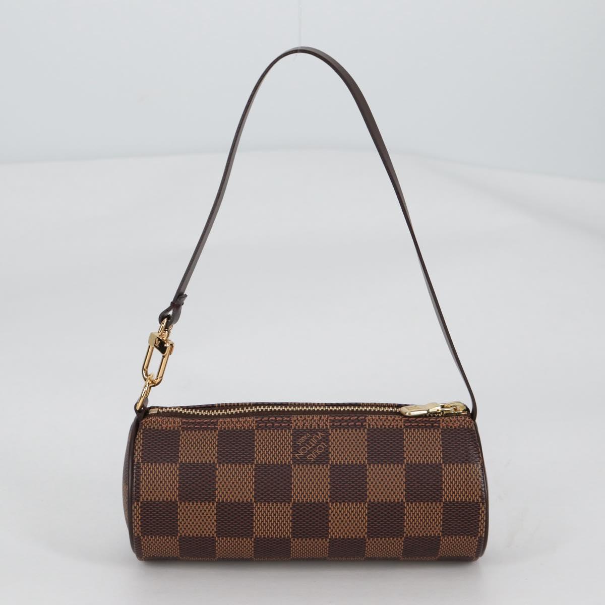 LOUIS VUITTON Damier Ebene Papillon 30 Hand Bag N51303 LV Auth BA5150V