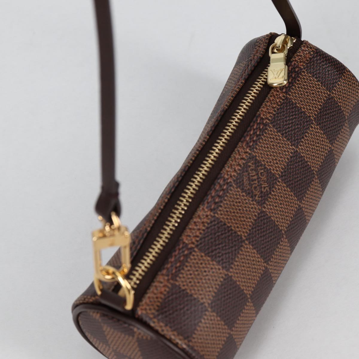 LOUIS VUITTON Damier Ebene Papillon 30 Hand Bag N51303 LV Auth BA5150V