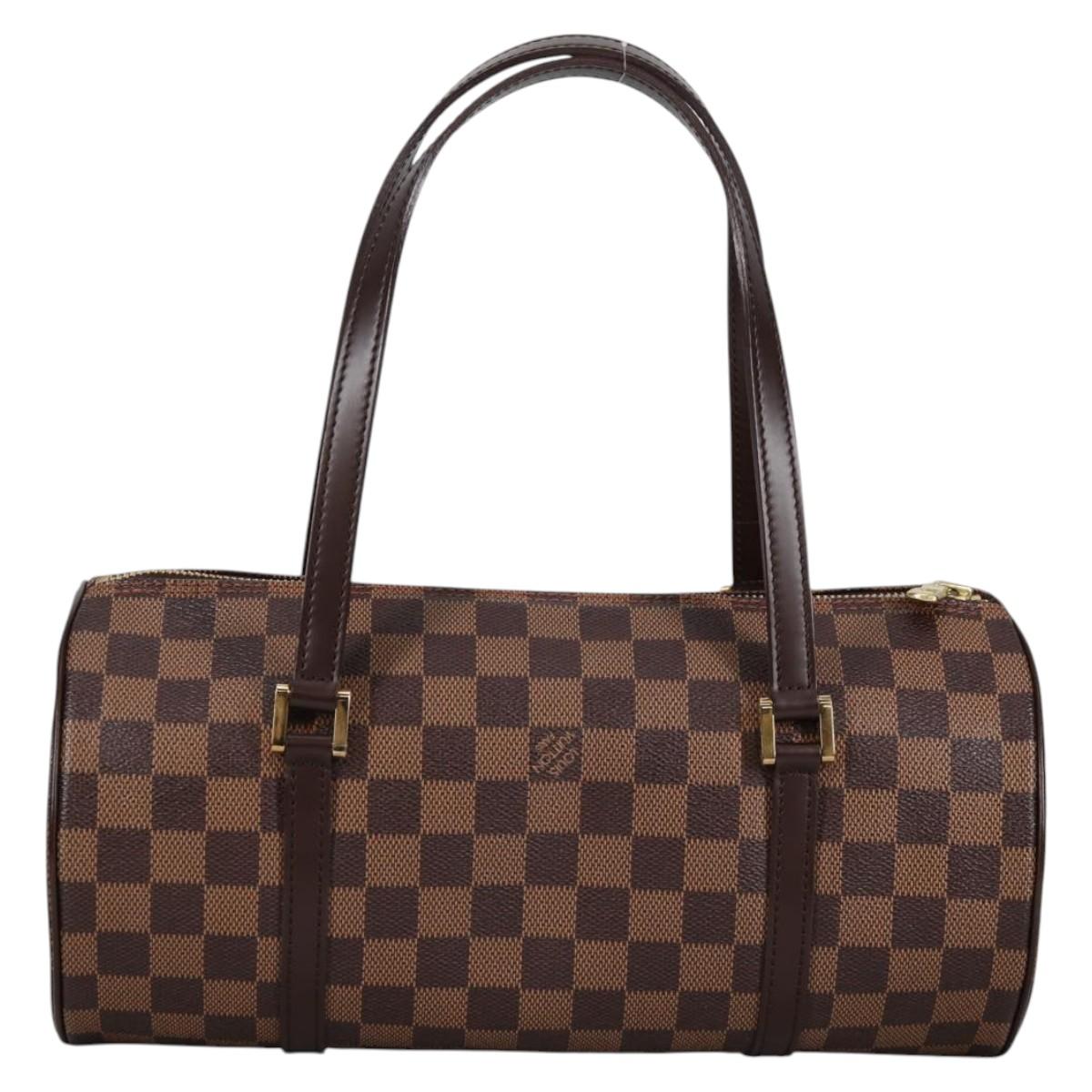 LOUIS VUITTON Damier Ebene Papillon 30 Hand Bag N51303 LV Auth BA5150V
