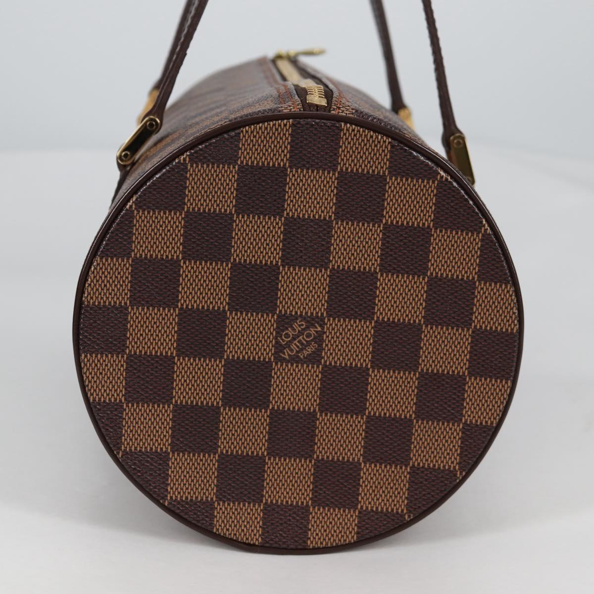 LOUIS VUITTON Damier Ebene Papillon 30 Hand Bag N51303 LV Auth BA5150V