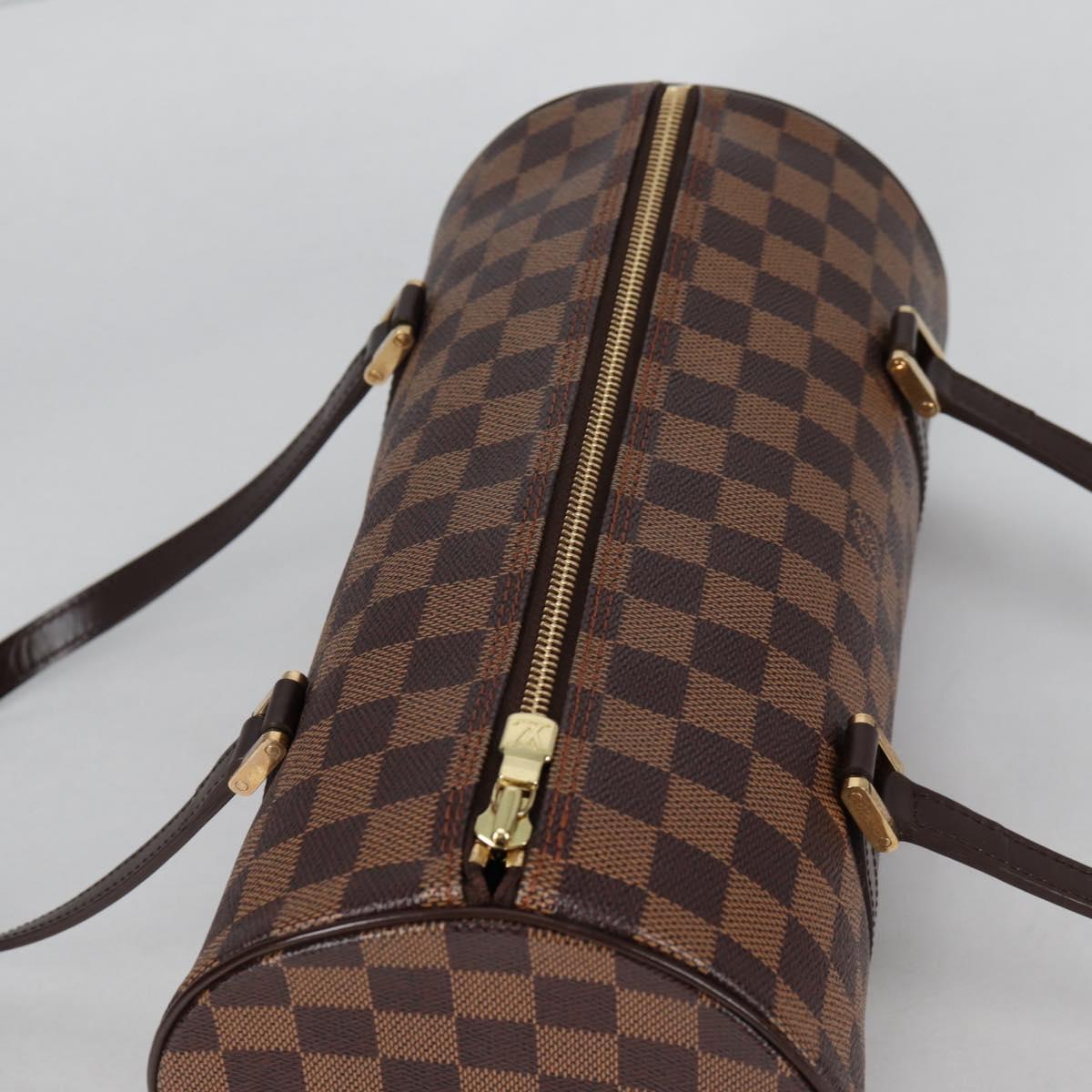 LOUIS VUITTON Damier Ebene Papillon 30 Hand Bag N51303 LV Auth BA5150V